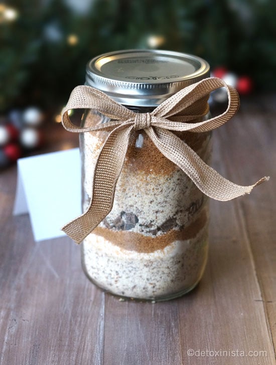 DIY Gluten-Free Paleo Vegan Cookie Mix in a Jar: Easy Gift
